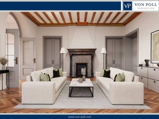 Wohnung zum Kauf 2.180.000 € 7 Zimmer 218 m² EG Westend-Süd Frankfurt am Main 60325