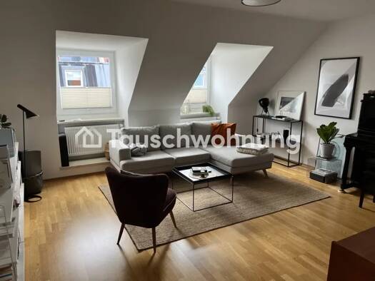 Wohnung zur Miete Tauschwohnung 1.100 € 2 Zimmer 74 m² 4. Geschoss Schwabing-West München 80803