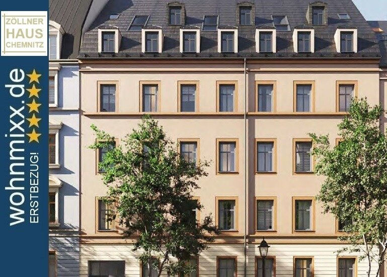 Wohnung zur Miete 600 € 3 Zimmer 69,6 m²<br/>Wohnfläche 2.<br/>Geschoss 01.01.2025<br/>Verfügbarkeit Zöllnerstraße 21 Zentrum 011 Chemnitz 09111