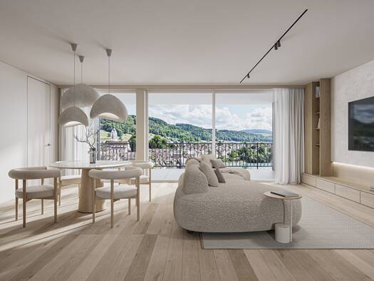 Wohnung zum Kauf - Neubau provisionsfrei 619.000 € 3,5 Zimmer 104,5 m² 2. Geschoss frei ab sofort Säckinger Straße 9 Laufenburg Laufenburg (Baden) 79725