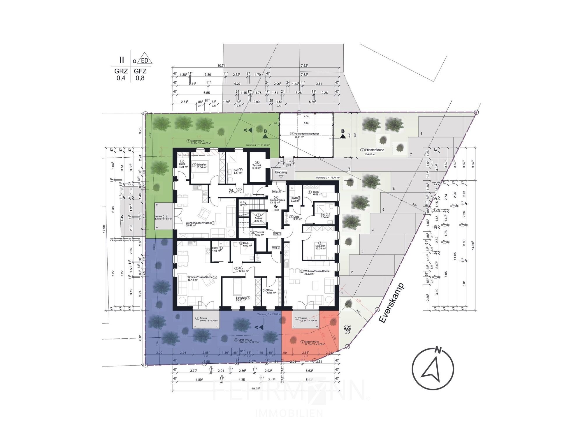 Wohnung zum Kauf 277.500 € 2 Zimmer 71,3 m²<br/>Wohnfläche EG<br/>Geschoss Lathen Lathen 49762