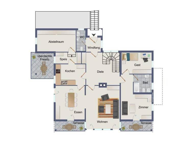 Einfamilienhaus zum Kauf 1.250.000 € 6 Zimmer 206 m² 904 m² Grundstück Ostfeld Bad Heilbrunn 83670