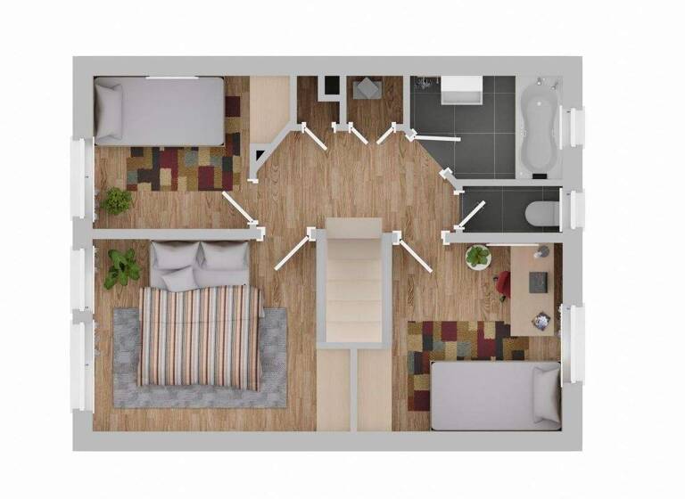 Doppelhaushälfte zum Kauf 234.000 € 4 Zimmer 95 m² 493 m² Grundstück Rotenburg 27356