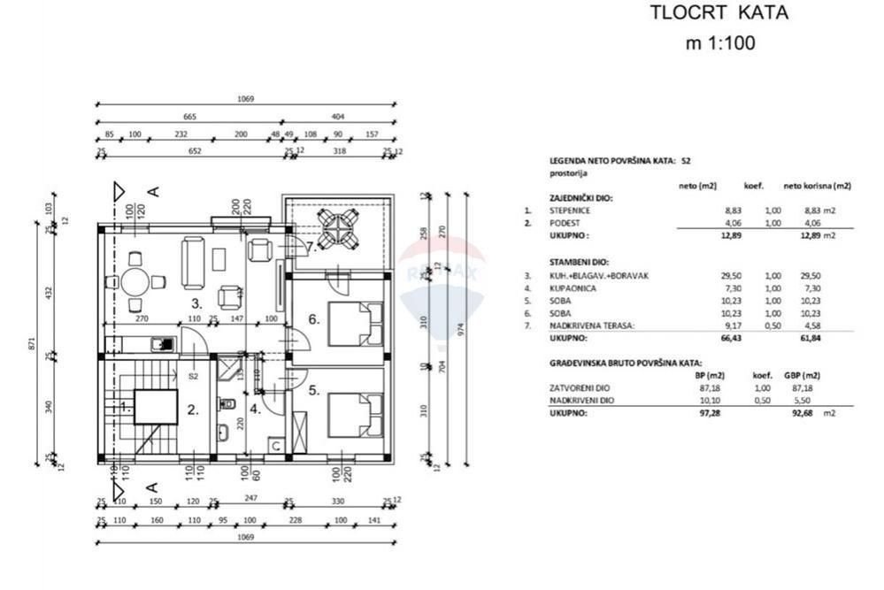 Wohnung zum Kauf 185.000 € 3 Zimmer 92 m²<br/>Wohnfläche 1.<br/>Geschoss Vir center 23234