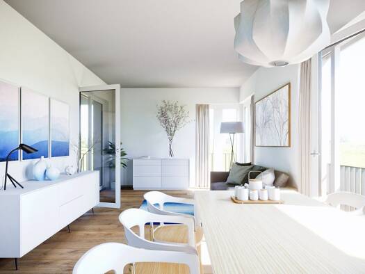 Wohnung zum Kauf - Erstbezug provisionsfrei 335.000 € 2 Zimmer 56,8 m² 1. Geschoss Dresden 01157