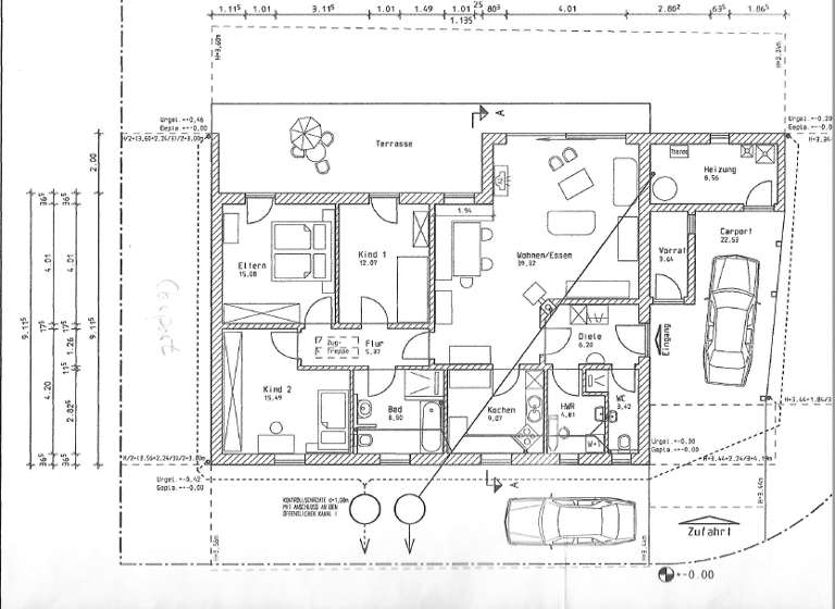Bungalow zum Kauf provisionsfrei 569.000 € 4 Zimmer 114,4 m² 797 m² Grundstück Hartkirchen Pocking 94060