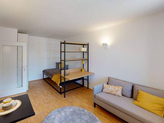 Wohnung zur Miete 605 € 1 Zimmer 27,6 m² 10. Geschoss Paul-Gossen-Straße 119 Erlangen-Süd Erlangen 91052