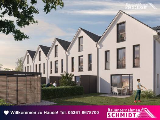 Reihenmittelhaus zum Kauf - Erstbezug provisionsfrei 454.000 € 5 Zimmer 122 m² 179 m² Grundstück Nordring 16 Fallersleben Fallersleben - Sülfeld 38442