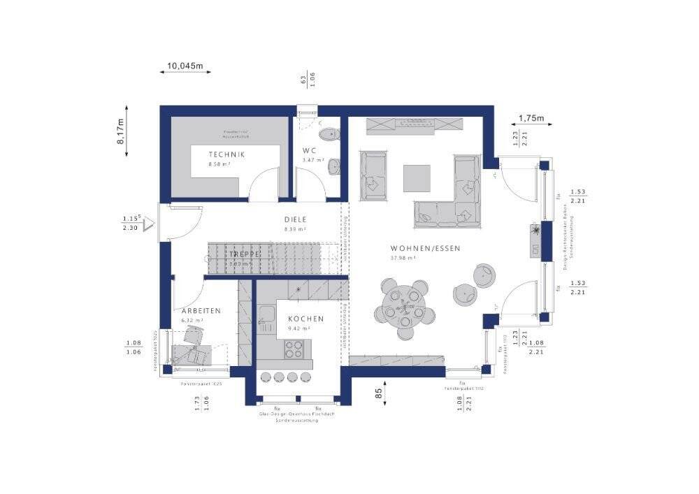 Einfamilienhaus zum Kauf provisionsfrei 255.592 € 4 Zimmer 134 m²<br/>Wohnfläche 253 m²<br/>Grundstück Bad Tabarz 99891