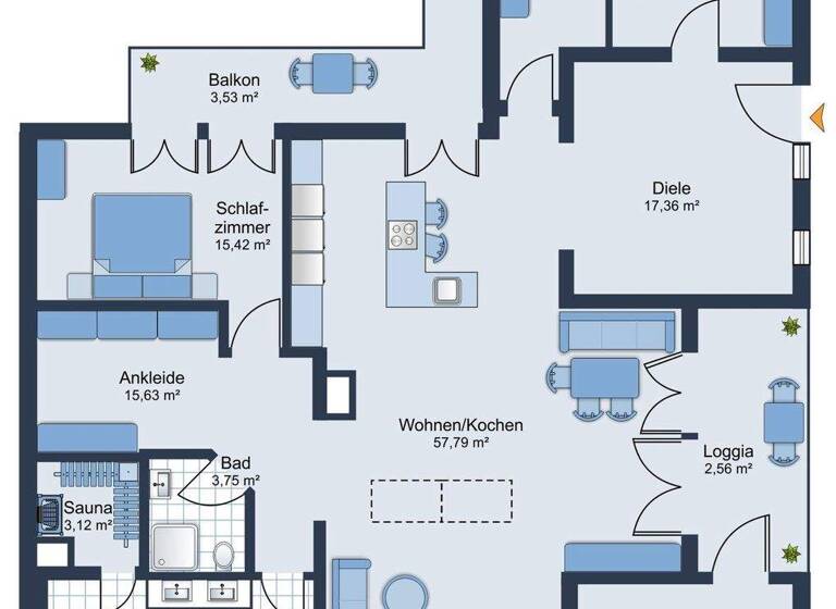 Wohnung zum Kauf 1.090.000 € 5 Zimmer 208,7 m² 1. Geschoss Thanning Egling / Thanning 82544
