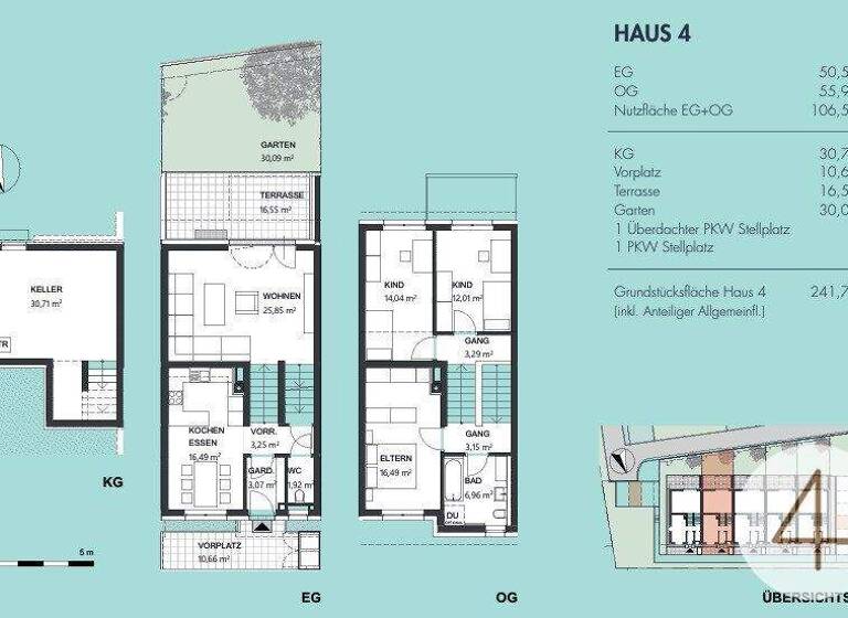 Wohnung zur Miete 1.387 € 4 Zimmer 106,5 m² Wendling 4741