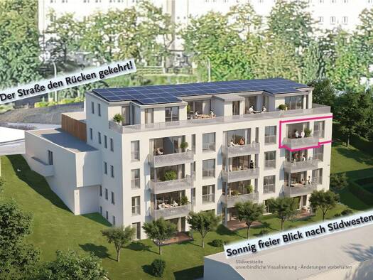 Wohnung zum Kauf - Neubau provisionsfrei 489.600 € 3,5 Zimmer 73,4 m² 3. Geschoss frei ab 31.12.2028 Achdorf Landshut 84036