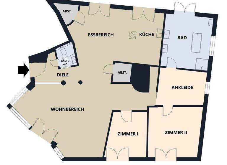 Wohnung zur Miete 2.265 € 3 Zimmer 153 m² Hechtsheim Mainz 55129