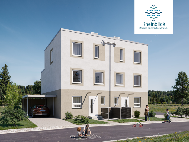 Doppelhaushälfte zum Kauf - Neubau provisionsfrei 629.000 € 5 Zimmer 143 m² 288 m² Grundstück Rheinbadstraße Schwörstadt Schwörstadt 79739