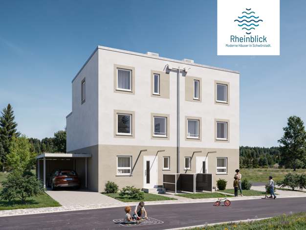 Doppelhaushälfte zum Kauf - Neubau provisionsfrei 629.000 € 5 Zimmer 143 m² 288 m² Grundstück Rheinbadstraße Schwörstadt Schwörstadt 79739