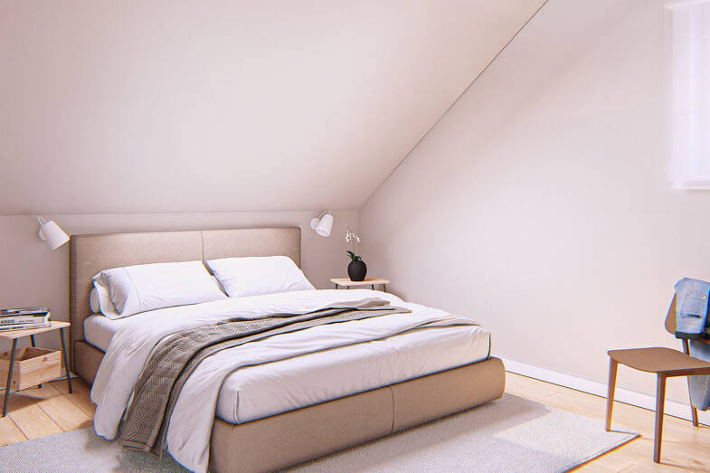 Wohnung zum Kauf - Neubau provisionsfrei 287.105 € 2 Zimmer 63,1 m² Dachgeschoss, 2. Geschoss Kartunger Straße 16a+b Ortsgebiet Sinzheim 76547