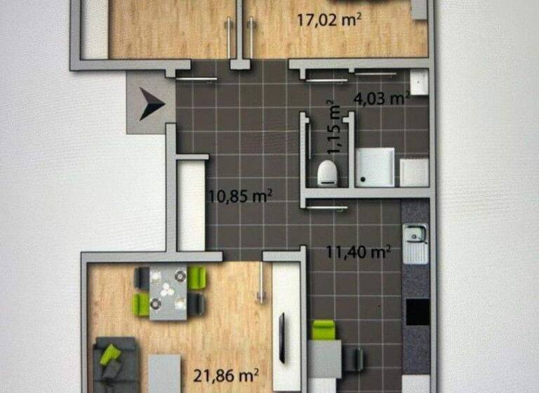 Wohnung zum Kauf provisionsfrei 494.000 € 3 Zimmer 82 m² 2. Geschoss Amras Innsbruck 6020