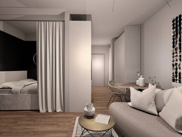 Studio zur Miete - Erstbezug 1.220 € 1 Zimmer 45,8 m² 4. Geschoss frei ab 01.05.2026 Beckumer Straße 17 Tegel Berlin 13507