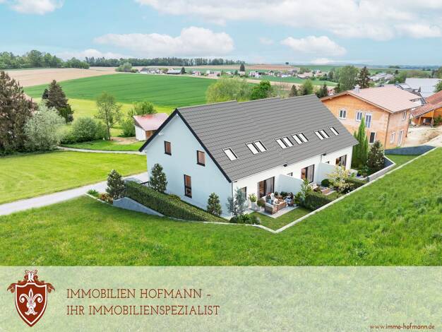 Reihenmittelhaus zum Kauf - Erstbezug 463.000 € 4 Zimmer 142,6 m² 210 m² Grundstück Oberhöcking Landau an der Isar 94405