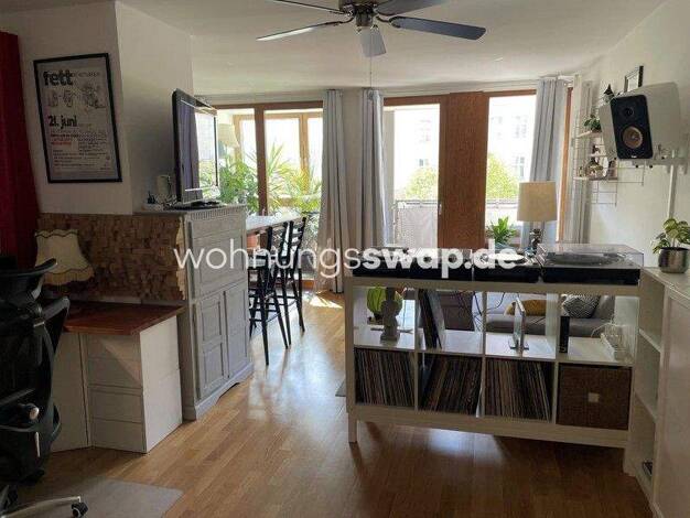 Studio zur Miete Tauschwohnung 586 € 2 Zimmer 54 m² 1. Geschoss Friedrichshain Berlin 10249