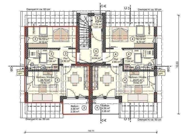 Wohnung zum Kauf - Erstbezug provisionsfrei 297.975 € 2 Zimmer 41,1 m² 1. Geschoss Zingst 18374