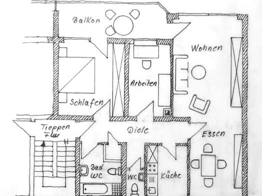 Wohnung zur Miete 470 € 3 Zimmer 82 m² frei ab 01.03.2026 Löf 56332