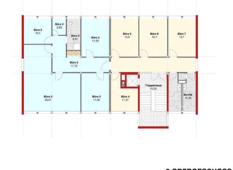 Bürogebäude zur Miete 1.350 € 204 m² Bürofläche Emmerichstraße 8 West Kassel 34119