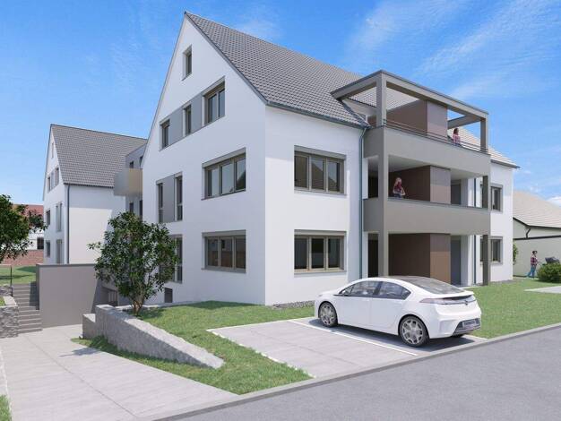 Wohnung zum Kauf - Erstbezug provisionsfrei 379.900 € 3,5 Zimmer 86,2 m² EG Blochingergasse 5 Rißtissen Ehingen-Rißtissen 89584