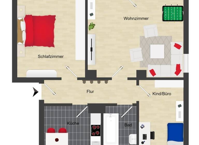 Wohnung zum Kauf 229.900 € 3 Zimmer 75 m² 2. Geschoss Gunzenhausen 91710