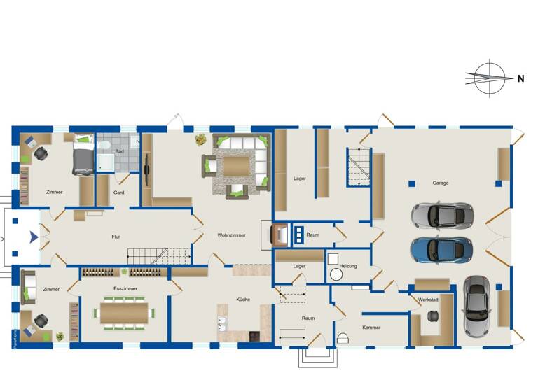 Einfamilienhaus zum Kauf 996.000 € 9 Zimmer 414,5 m² 3.503 m² Grundstück Kalbe 27419