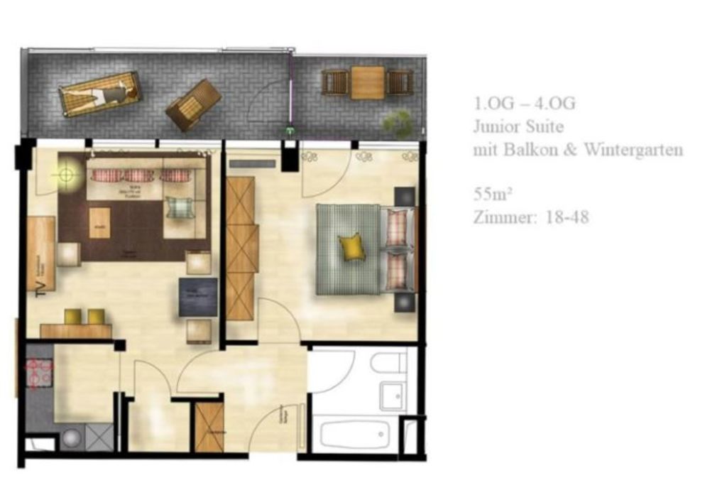 Wohnung zur Miete Wohnen auf Zeit 3.773 € 2 Zimmer 55 m²<br/>Wohnfläche ab sofort<br/>Verfügbarkeit Leerbachstraße Westend - Süd Frankfurt am Main 60322