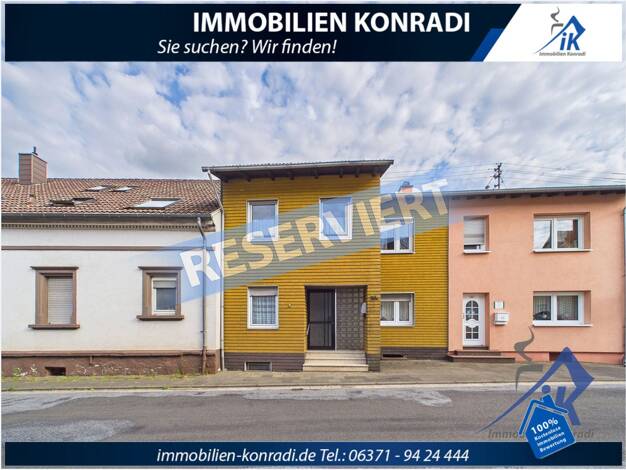 Einfamilienhaus zum Kauf 79.000 € 7 Zimmer 118 m² 197 m² Grundstück Hütschenhausen 66882