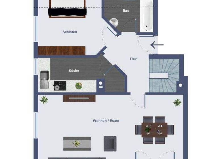 Maisonette zum Kauf 219.000 € 3 Zimmer 64 m² 3. Geschoss Ansbach 91522
