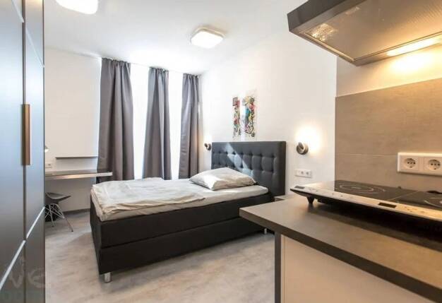 Studio zur Miete Wohnen auf Zeit 750 € 1 Zimmer 23 m² frei ab sofort Taunusstraße 00 HH 2.OGre Bahnhofsviertel Frankfurt am Main 60329