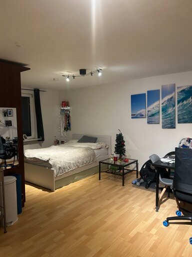 Studio zur Miete 825 € 1 Zimmer 30 m² 3. Geschoss frei ab 01.12.2024 Schwarzburgstraße 61 Nordend - Ost Frankfurt am Main 60318