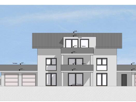 Terrassenwohnung zum Kauf - Erstbezug 495.000 € 4 Zimmer 133,1 m² EG frei ab 30.04.2026 Riedheim Hilzingen 78247