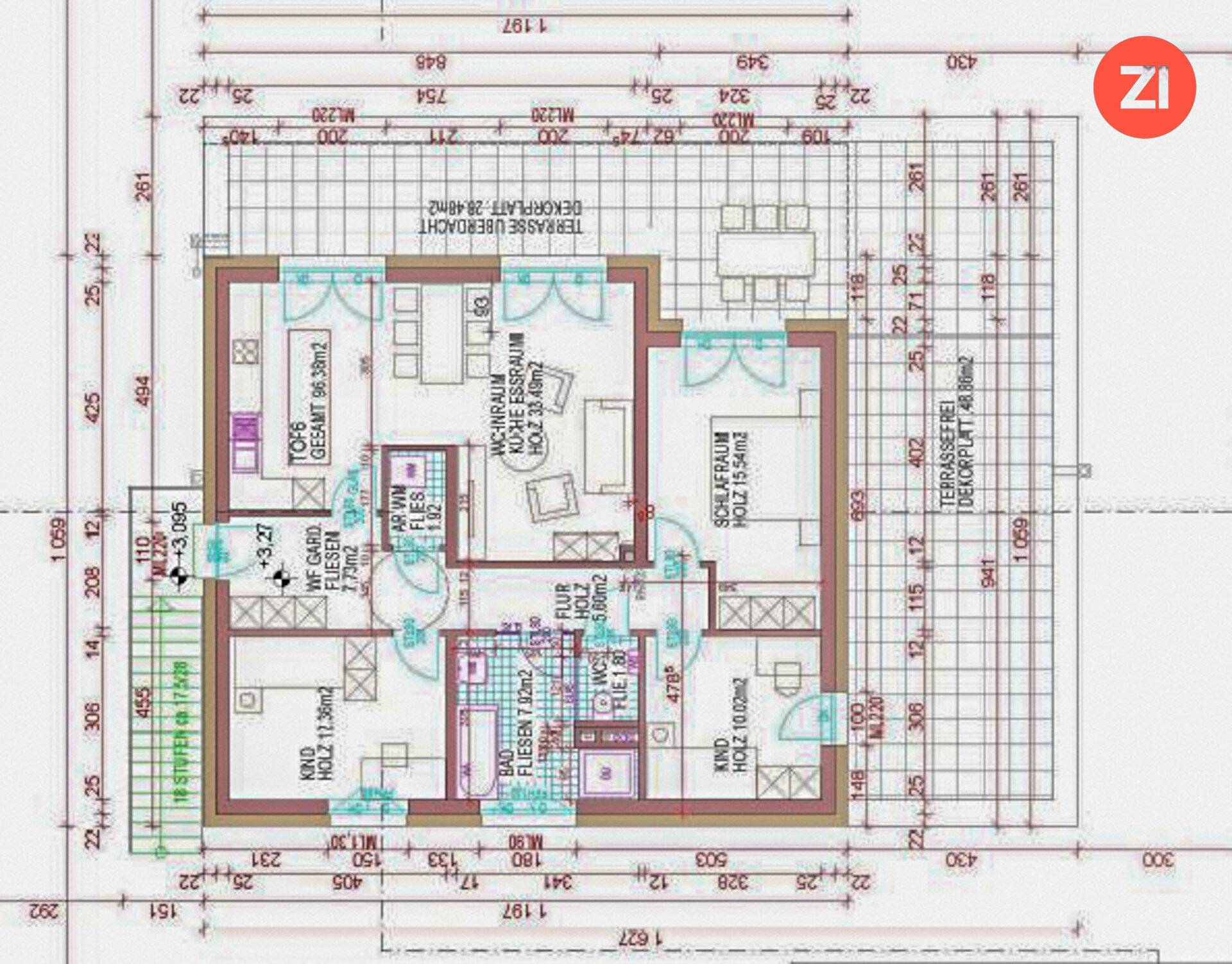 Penthouse zum Kauf 4 Zimmer 96 m²<br/>Wohnfläche St. Ulrich 69 Senftenbach 4973