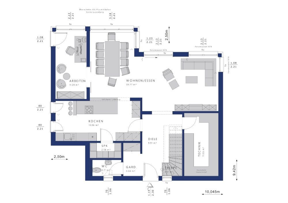 Einfamilienhaus zum Kauf provisionsfrei 411.658 € 4 Zimmer 152 m²<br/>Wohnfläche 1.570 m²<br/>Grundstück Wahlbezirk 141 Wichtshausen 98530