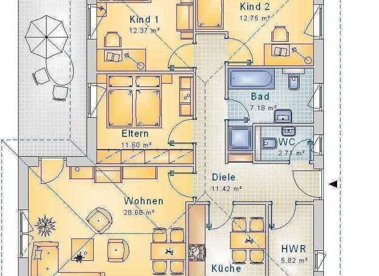 Bungalow zum Kauf provisionsfrei 318.500 € 4 Zimmer 102 m² 700 m² Grundstück Neuendorf Gatscher Damm Neuendorf Wulkenzin 17039