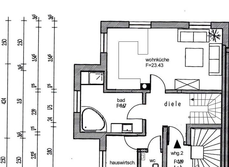 Maisonette zur Miete 800 € 2,5 Zimmer 85 m² 3 Geschosse frei ab 01.06.2026 Grünenbach 88167