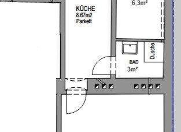Wohnung zum Kauf 275.000 € 2 Zimmer 42,3 m² Brandmayergasse Wien 1050