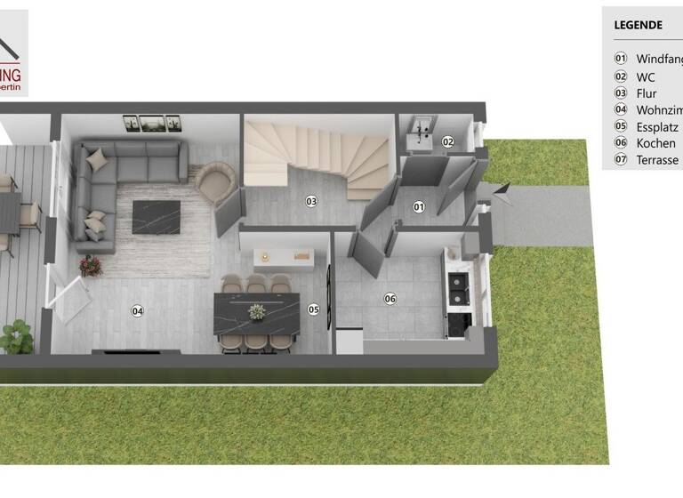 Reihenendhaus zum Kauf 499.000 € 4 Zimmer 105 m² 320 m² Grundstück Finthen Mainz 55126