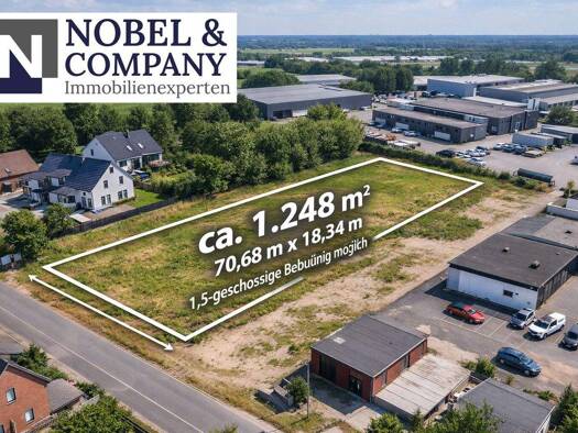 Grundstück zum Kauf 349.500 € 1.248 m² Grundstück frei ab 01.06.2026 Holthausen Voerde 46562