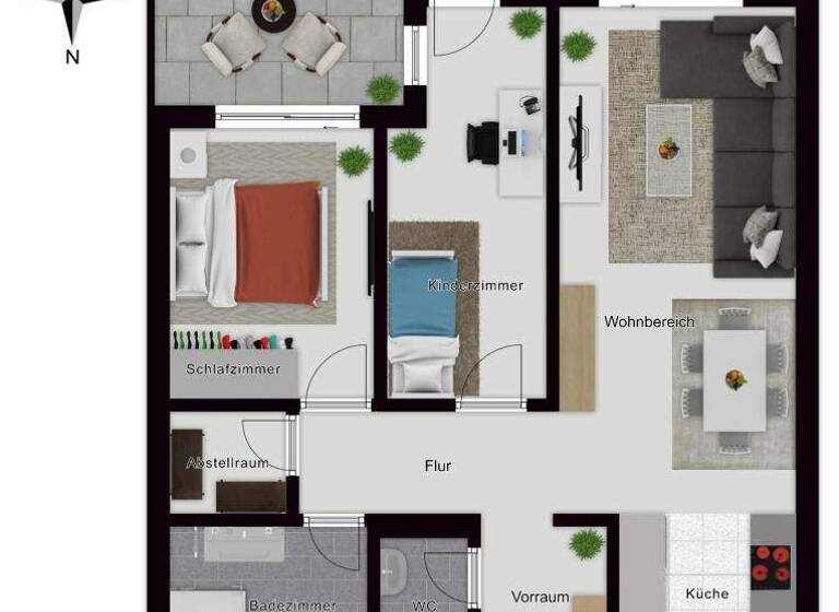 Wohnung zum Kauf - Erstbezug 455.487 € 3 Zimmer 79,9 m² 1. Geschoss frei ab sofort Schwarzach im Pongau 5620