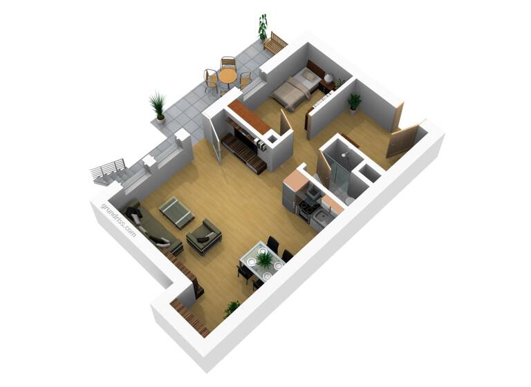 Terrassenwohnung zum Kauf 149.800 € 1,5 Zimmer 41,6 m² frei ab sofort Hohwacht 24321