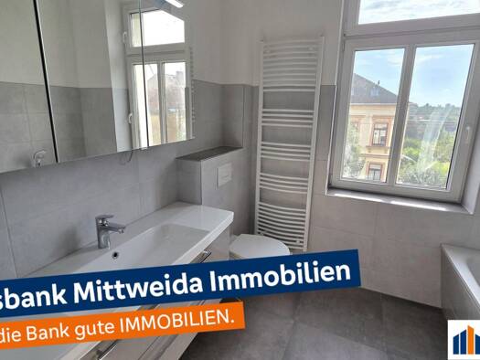 Wohnung zur Miete 670 € 4 Zimmer 99 m² 1. Geschoss Poststraße 44 Mittweida Mittweida 09648