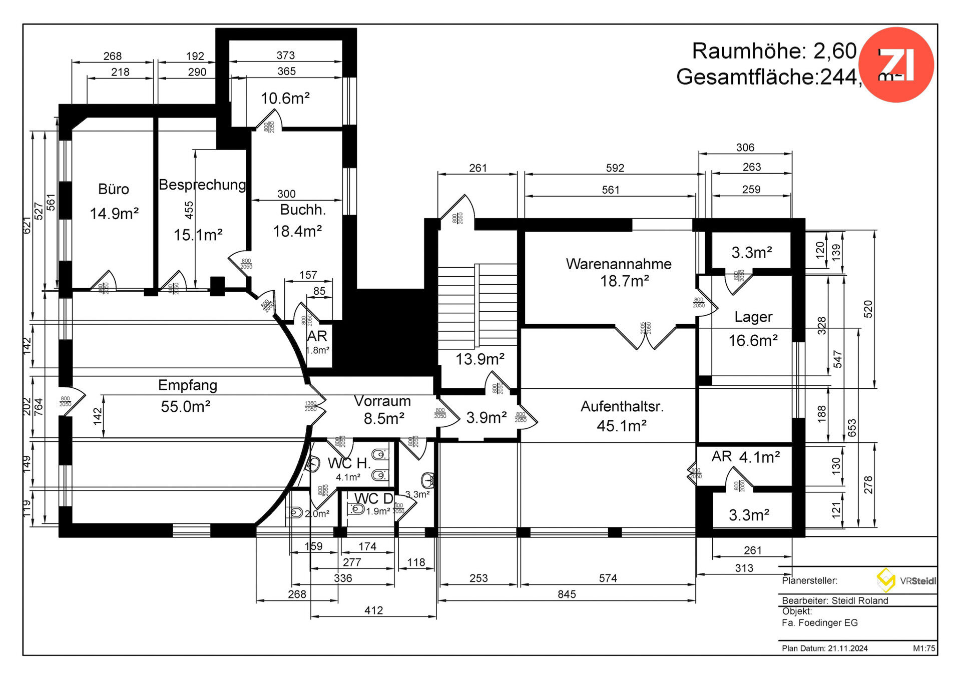 Wohn- und Geschäftshaus zum Kauf als Kapitalanlage geeignet 1.395.000 € 620 m²<br/>Fläche 1.516 m²<br/>Grundstück Wiener Bundesstraße 71 Traun 4050