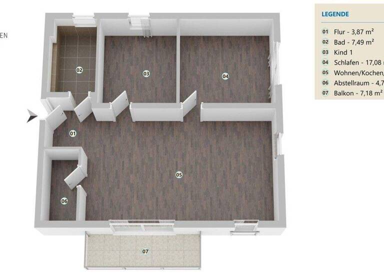 Wohnung zum Kauf 349.000 € 3,5 Zimmer 93 m² EG Queidersbach 66851