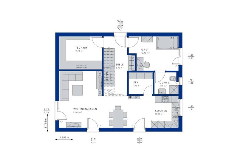 Einfamilienhaus zum Kauf 1.422.000 € 5 Zimmer 164 m² 900 m² Grundstück Münsing 82541