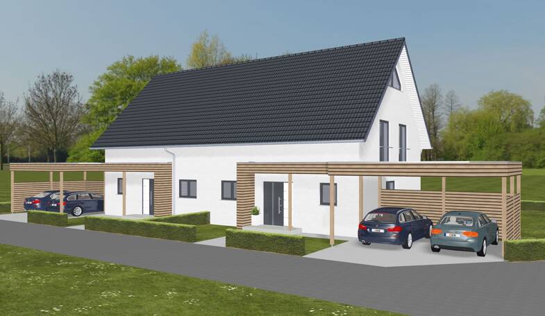 Doppelhaushälfte zum Kauf provisionsfrei 473.600 € 5 Zimmer 126,5 m² 400 m² Grundstück Stillestraße Nettelstedt Lübbecke 32312